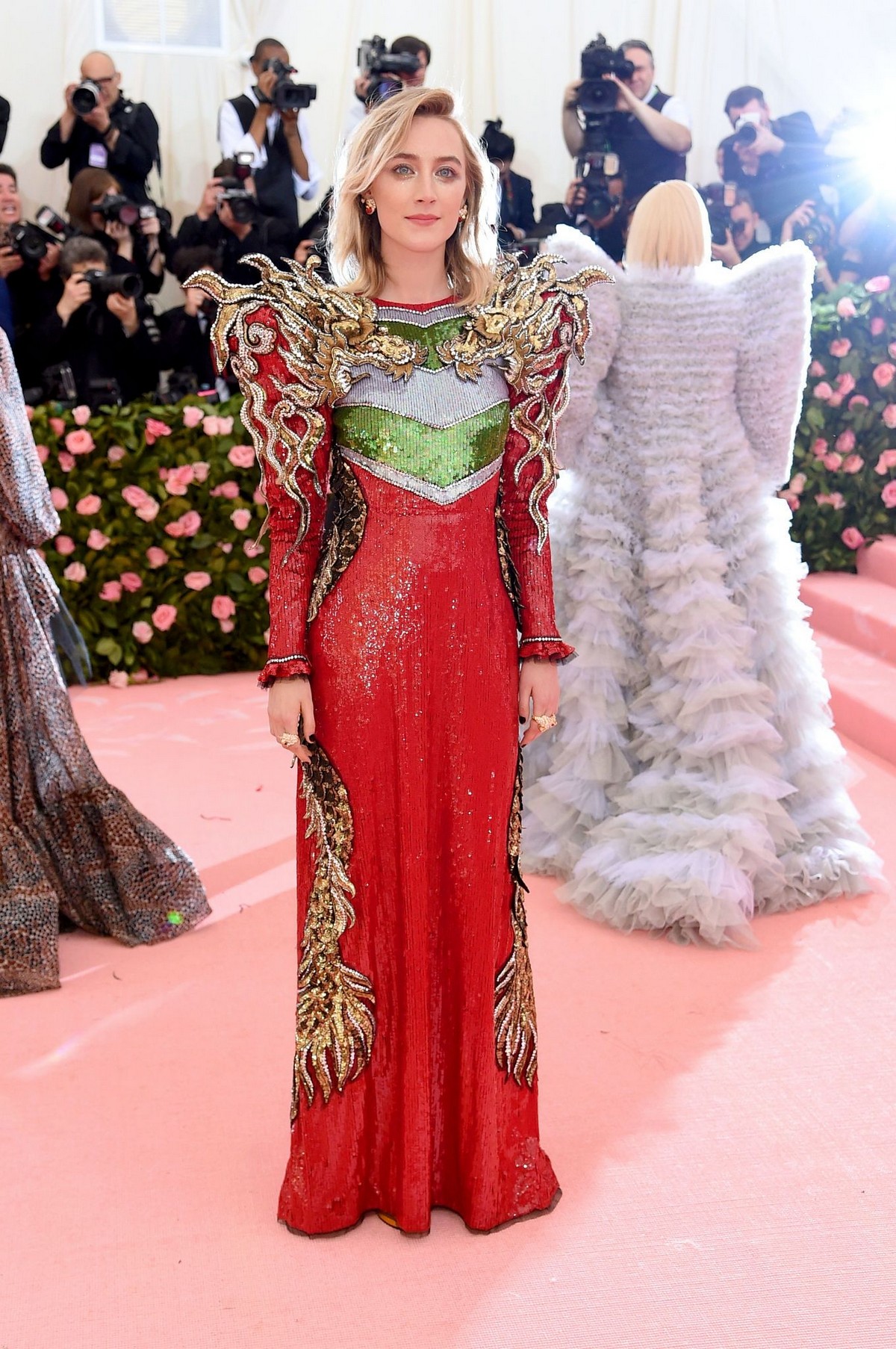 Saoirse Ronan at The 2019 Met Gala Celebrating Camp: Notes on Fashion in New York 2019/05/06