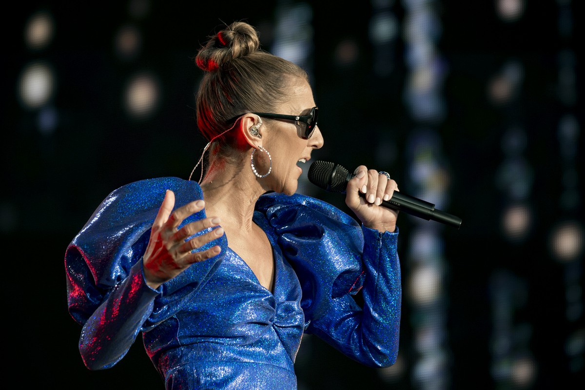 Celine Dion performs British Summer Time Festival at Hyde Park in London 2019/07/05