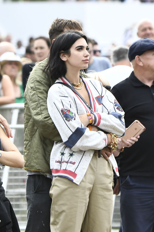 Dua Lipa and Anwar Hadid at the British Summer Time Hyde Park Concert in London 2019/07/06 9