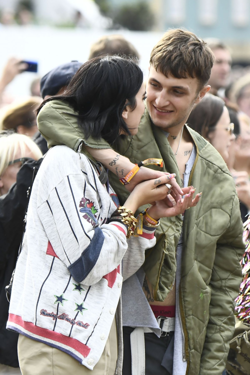 Dua Lipa and Anwar Hadid at the British Summer Time Hyde Park Concert in London 2019/07/06 11