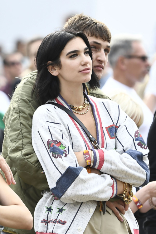 Dua Lipa and Anwar Hadid at the British Summer Time Hyde Park Concert in London 2019/07/06 1