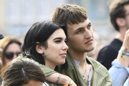 Dua Lipa and Anwar Hadid at the British Summer Time Hyde Park Concert in London 2019/07/06 2