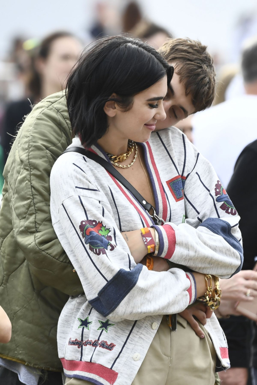 Dua Lipa and Anwar Hadid at the British Summer Time Hyde Park Concert in London 2019/07/06 3