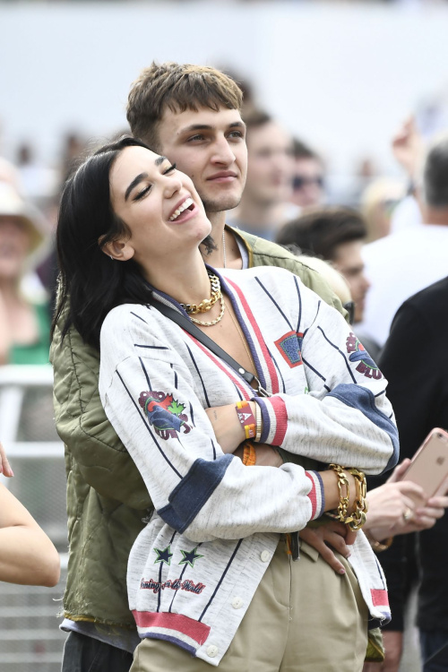 Dua Lipa and Anwar Hadid at the British Summer Time Hyde Park Concert in London 2019/07/06 4