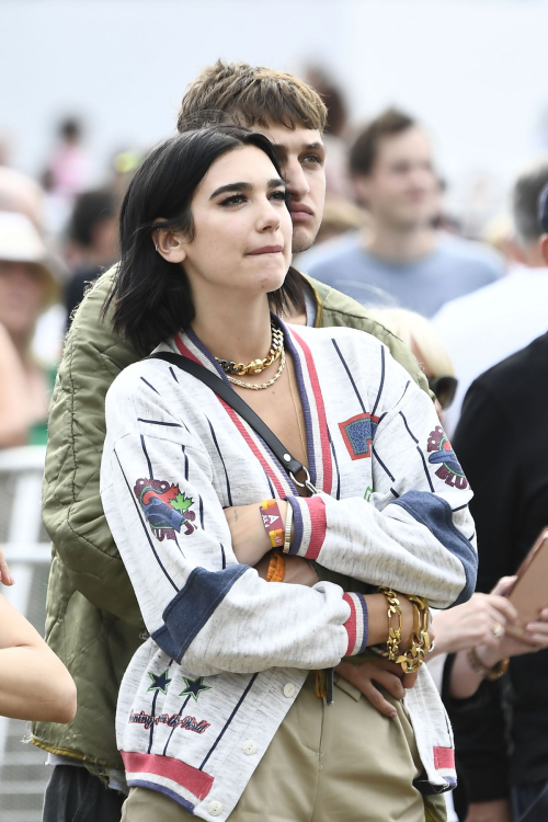 Dua Lipa and Anwar Hadid at the British Summer Time Hyde Park Concert in London 2019/07/06 7