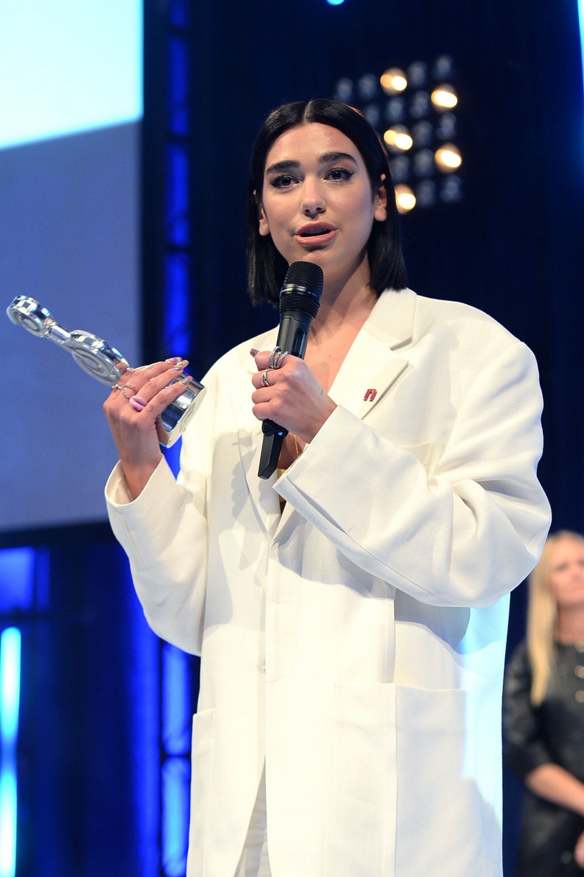 Dua Lipa wins The O2 Silver Clef Awards at the Grosvenor House in London 2019/07/05