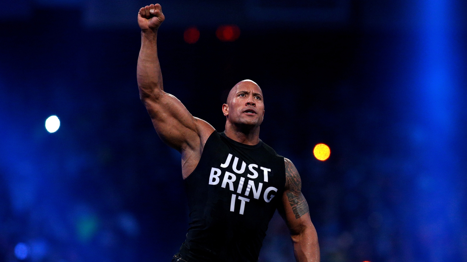 'The Rock' means Dwayne Johnson, who will return to the ring after 15 years, tweeted: finally returned home
