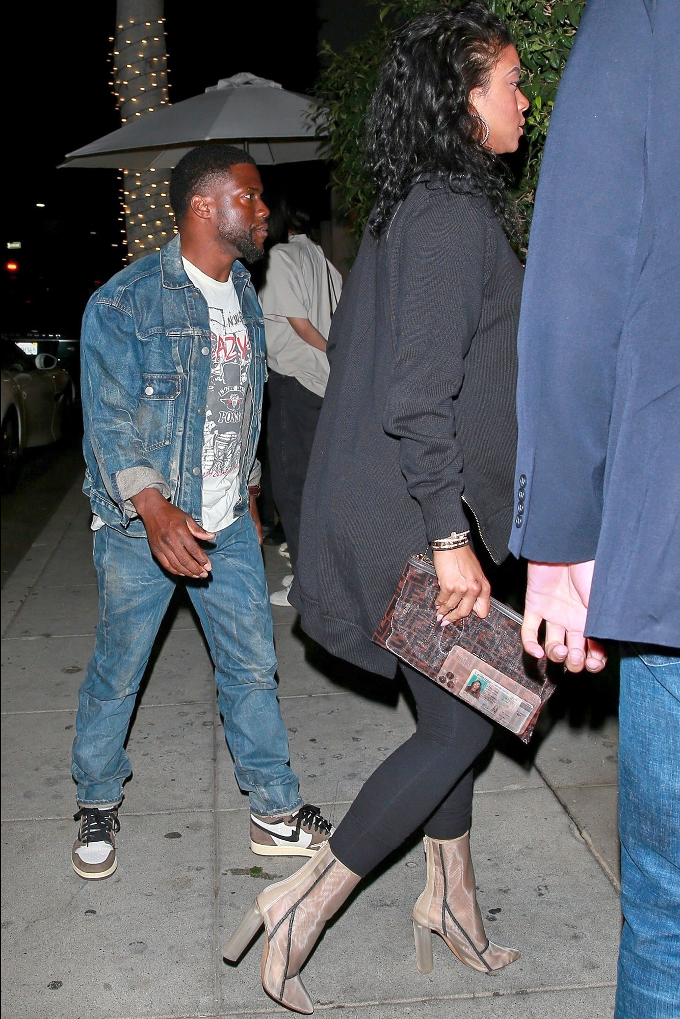 Kevin Hart went out with his wife Eniko Parrish for dinner Kevin Hart went out with his wife Eniko Parrish for dinner