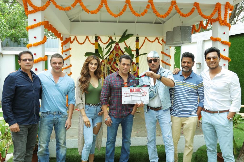 Radhe: Your Most Wanted Bhai, Salman Khan starts shooting with Disha Patani