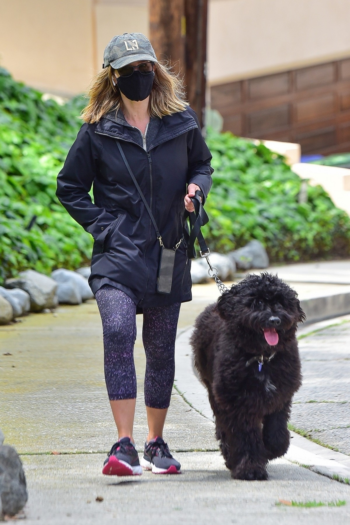 Julie Benz for a walk with her dog in Beverly Hills 2020/04/13