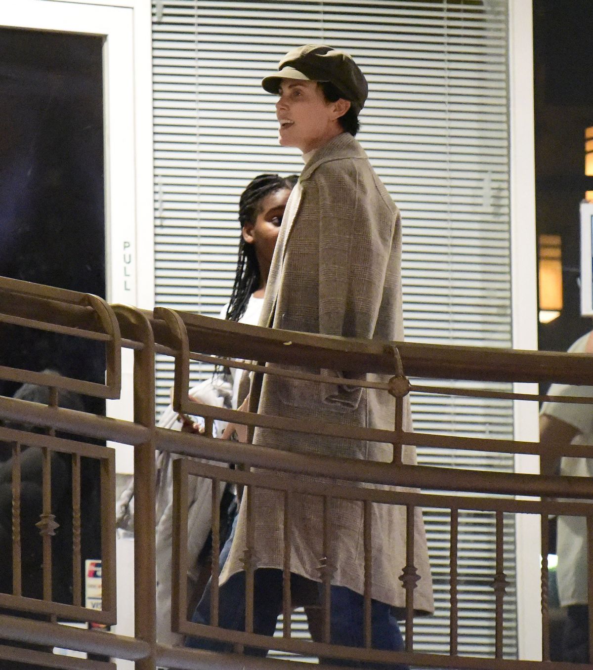 Charlize Theron seen for her kids at a sushi bar in West Hollywood, California 2020/05/08