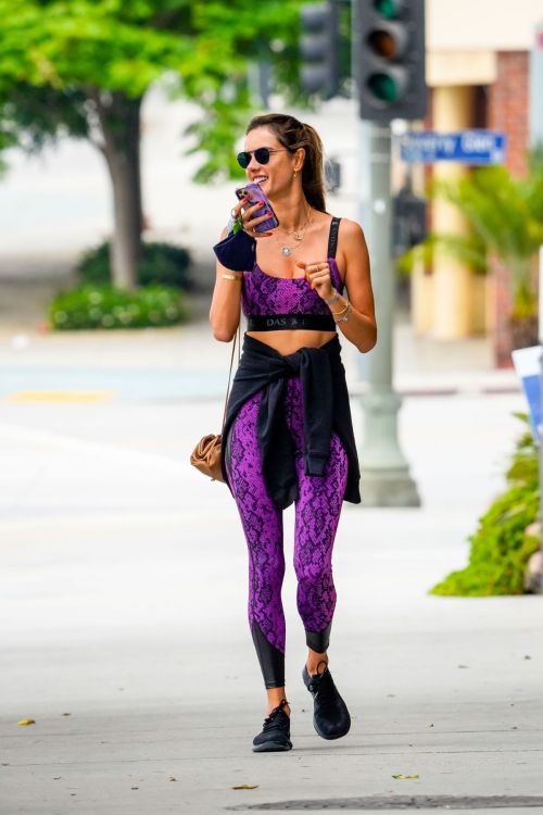 Alessandra Ambrosio Arrives at Pilates Class in Santa Monica 2020/06/20 5