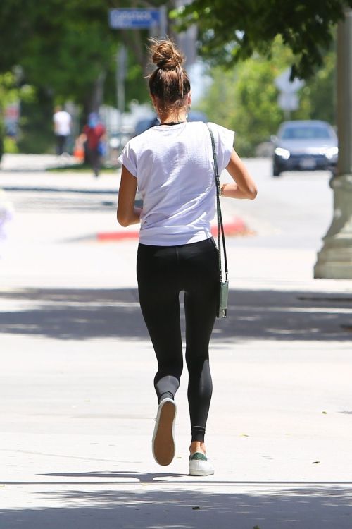 Alessandra Ambrosio Leaves a Gym in Brentwood 2020/06/15