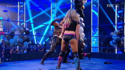 Alexa Bliss and Nikki Cross at WWE Smackdown in Orlando 2020/06/12 12