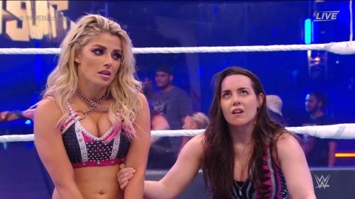 Alexa Bliss and Nikki Cross at WWE Smackdown in Orlando 2020/06/12 42