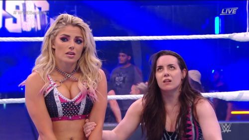 Alexa Bliss and Nikki Cross at WWE Smackdown in Orlando 2020/06/12 43