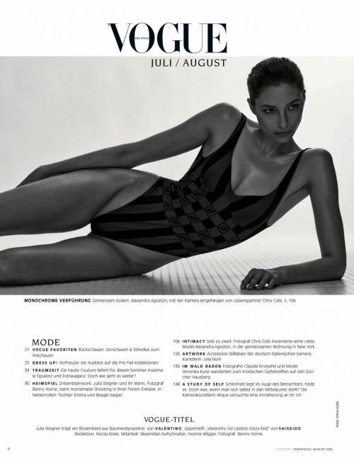 Alexandra Agoston in Vogue Magazine, Germany July 2020 7