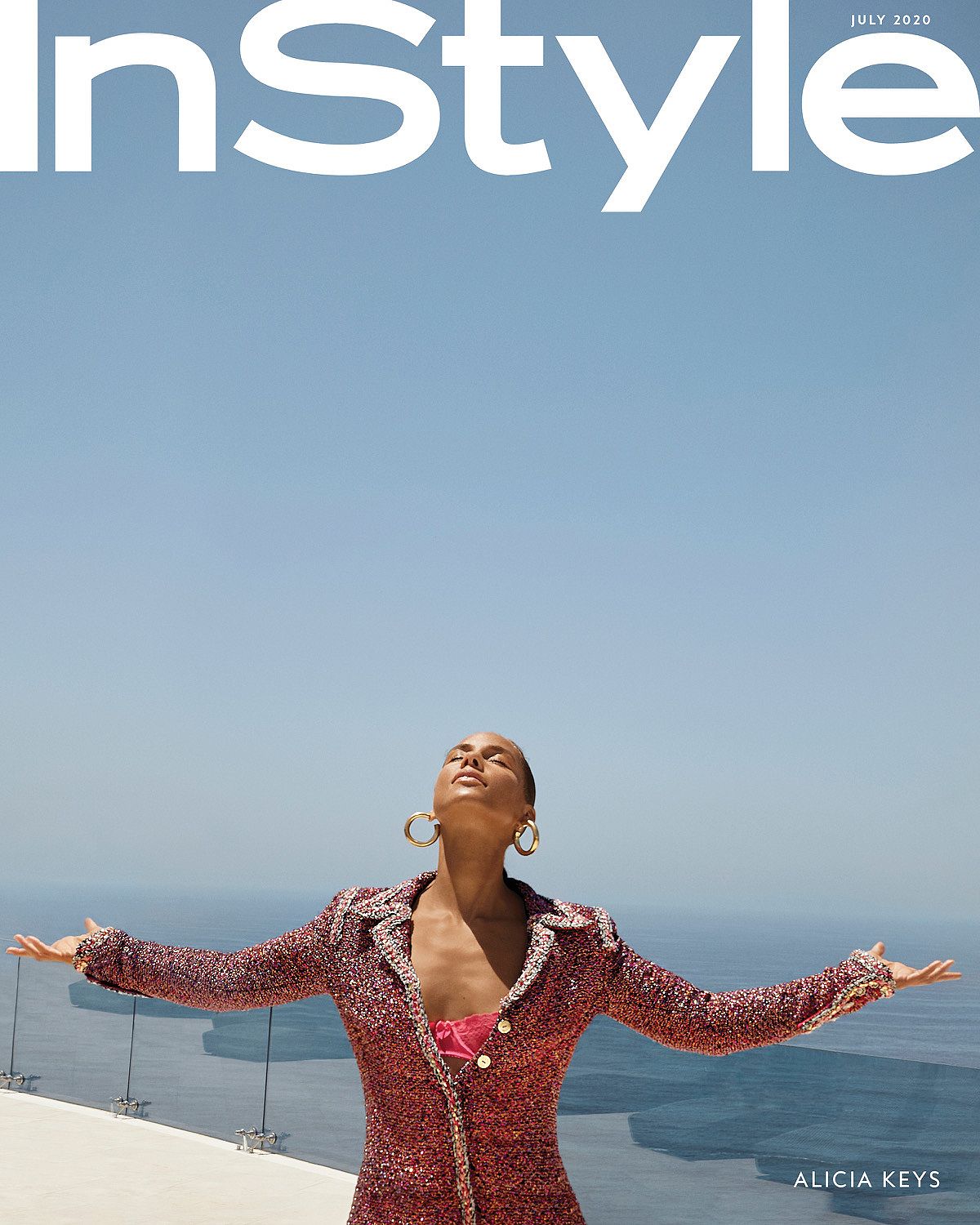 Alicia Keys Photoshoot in Instyle Magazine, July 2020