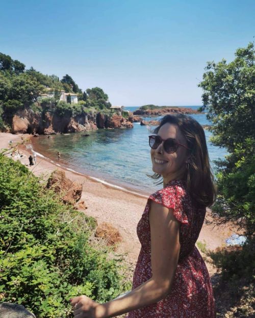 Alize Cornet in a Yellow Bikini at a Beach 2020/05/28 2