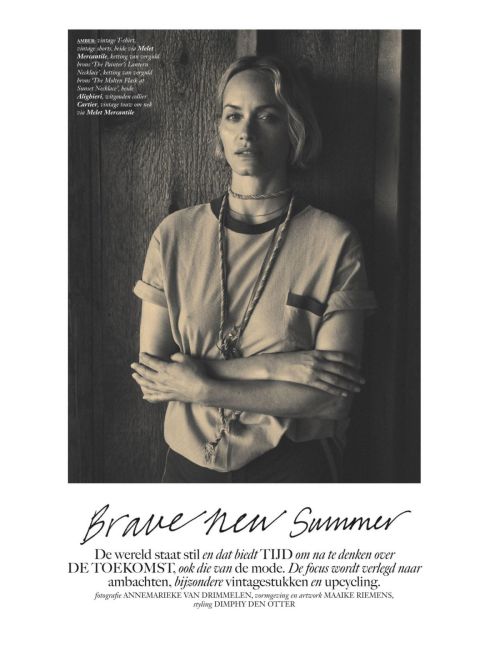 Amber Valletta in Vogue Magazine, Netherlands July/August 2020