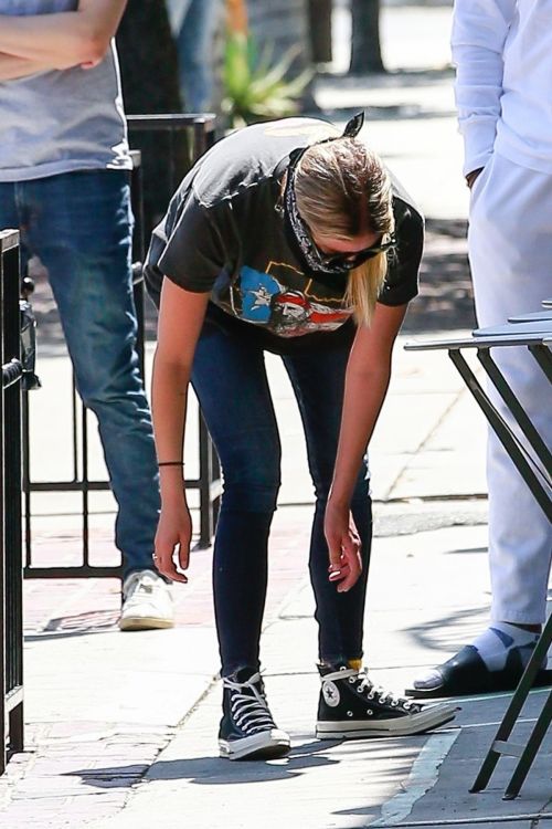 Ashley Benson Wearing Banda Mask Out in West Hollywood 2020/06/13 1