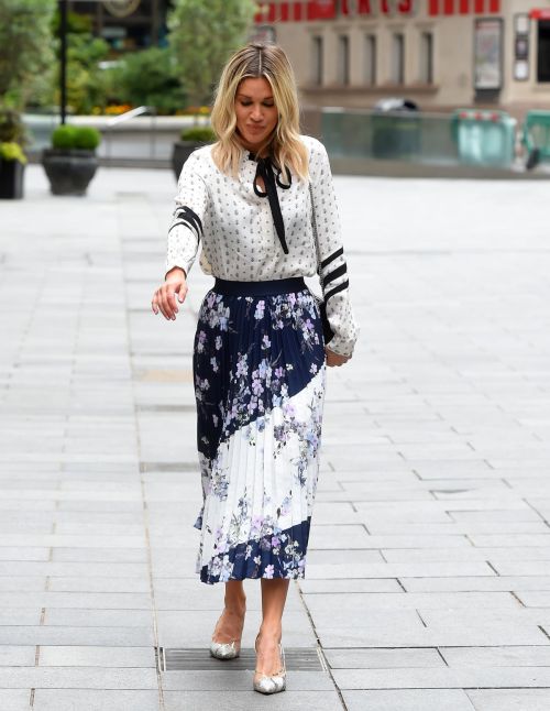 Ashley Roberts seen in Beautiful Skirt at Global Radio in London 2020/06/05 2