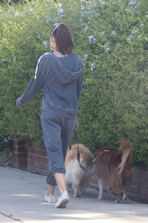 Aubrey Plaza Out with Her Dogs in Los Feliz 2020/06/14 6