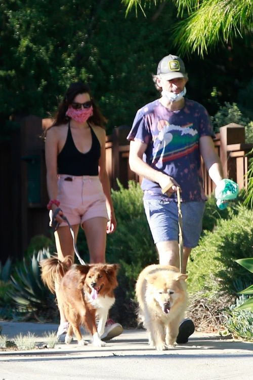 Aubrey Plaza Walks Her Dogs Out in Los Feliz 2020/06/10 3