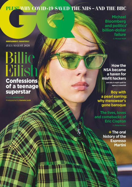 Billie Eilish in GQ Magazine, UK July 2020 Issue 13