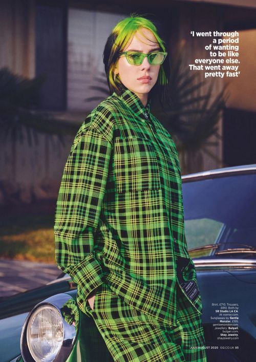 Billie Eilish in GQ Magazine, UK July 2020 Issue 11