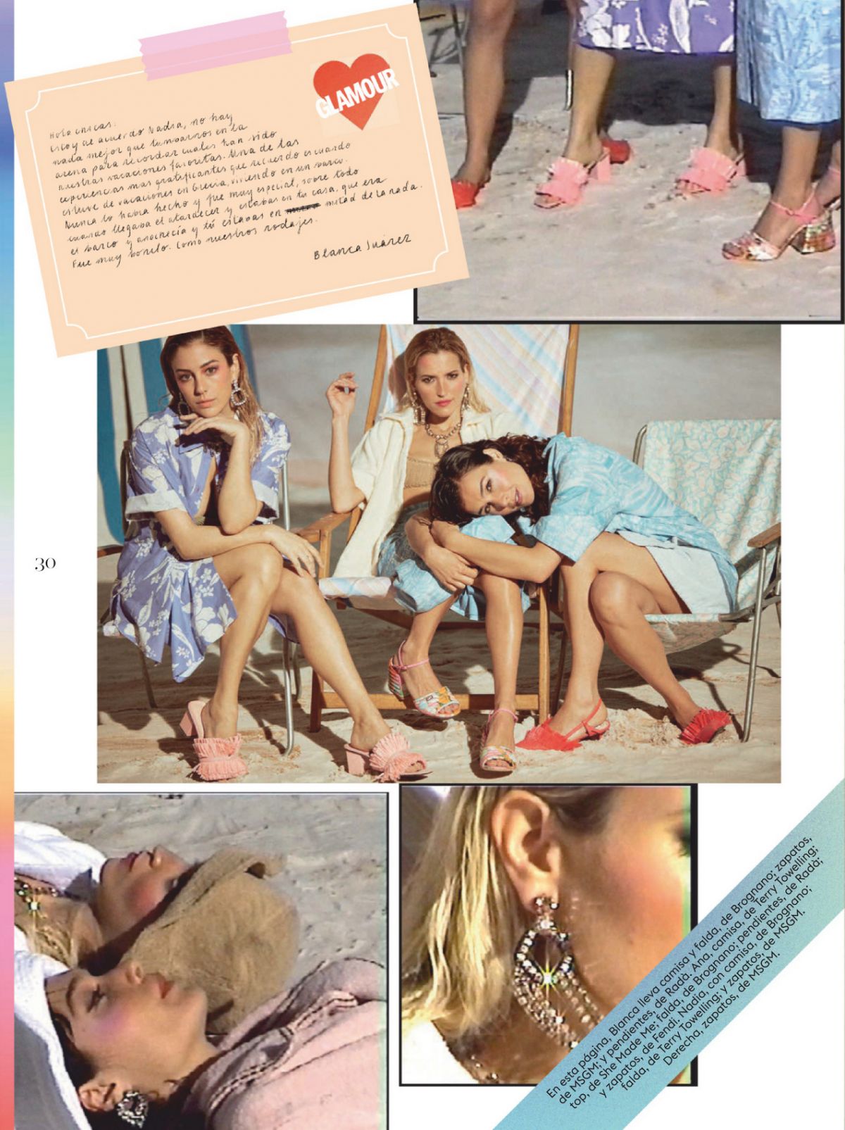 Blanca Suarez, Ana Fernandez Garcia and Nadia de Santiago in Glamour Magazine, Spain July 2020 18