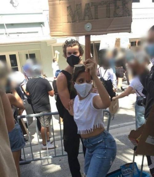 Camila Cabello and Shawn Out Black Lives Matter Protesting in Miami 2020/05/31