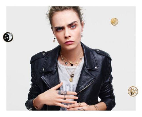 Cara Delevingne for Rose de Vents Jewelry Collection Campaign for Dior 2020 4