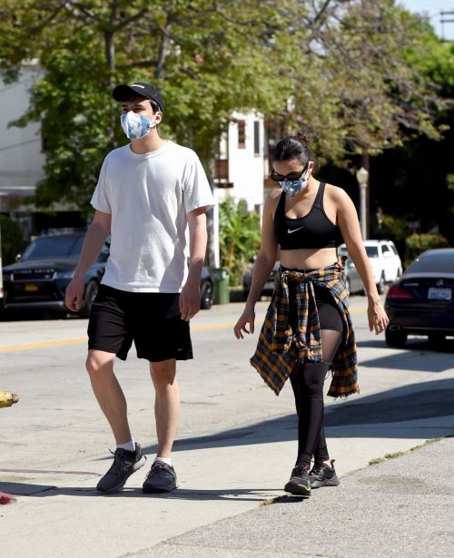 Charli XCX and Huck Kwong Wearing Masks Out in Los Angeles 2020/06/04