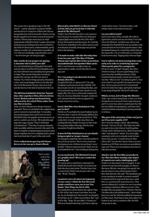Charlize Theron in Empire Magazine, UK July 2020