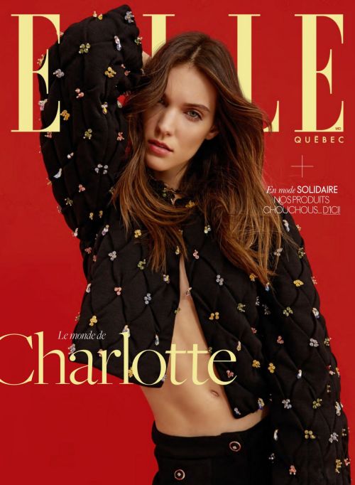Charlotte Cardin Cover Photoshoot in Elle Magazine Quebec, June 2020