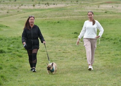 Chloe Ross Out with her Dog in Chigwell 2020/06/06 7