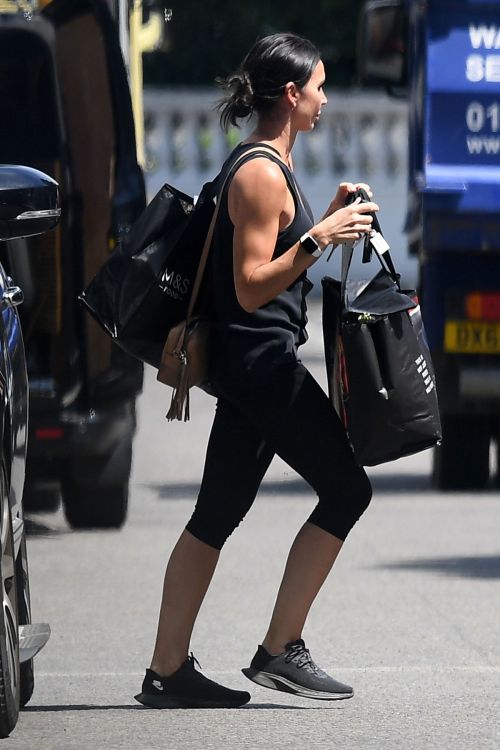 Christine Lampard in Tank Top with Tights Out and About in London 2020/06/02 6