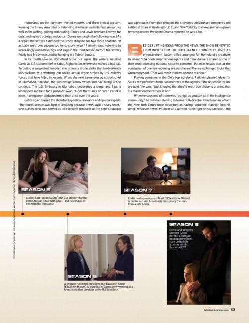 Claire Danes in Emmy Magazine, June 2020