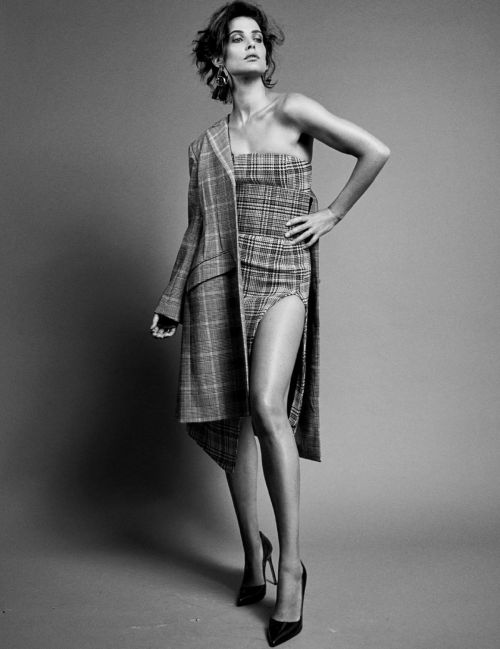 Cobie Smulders Black and White Photoshoot in Emmy Magazine May 2020