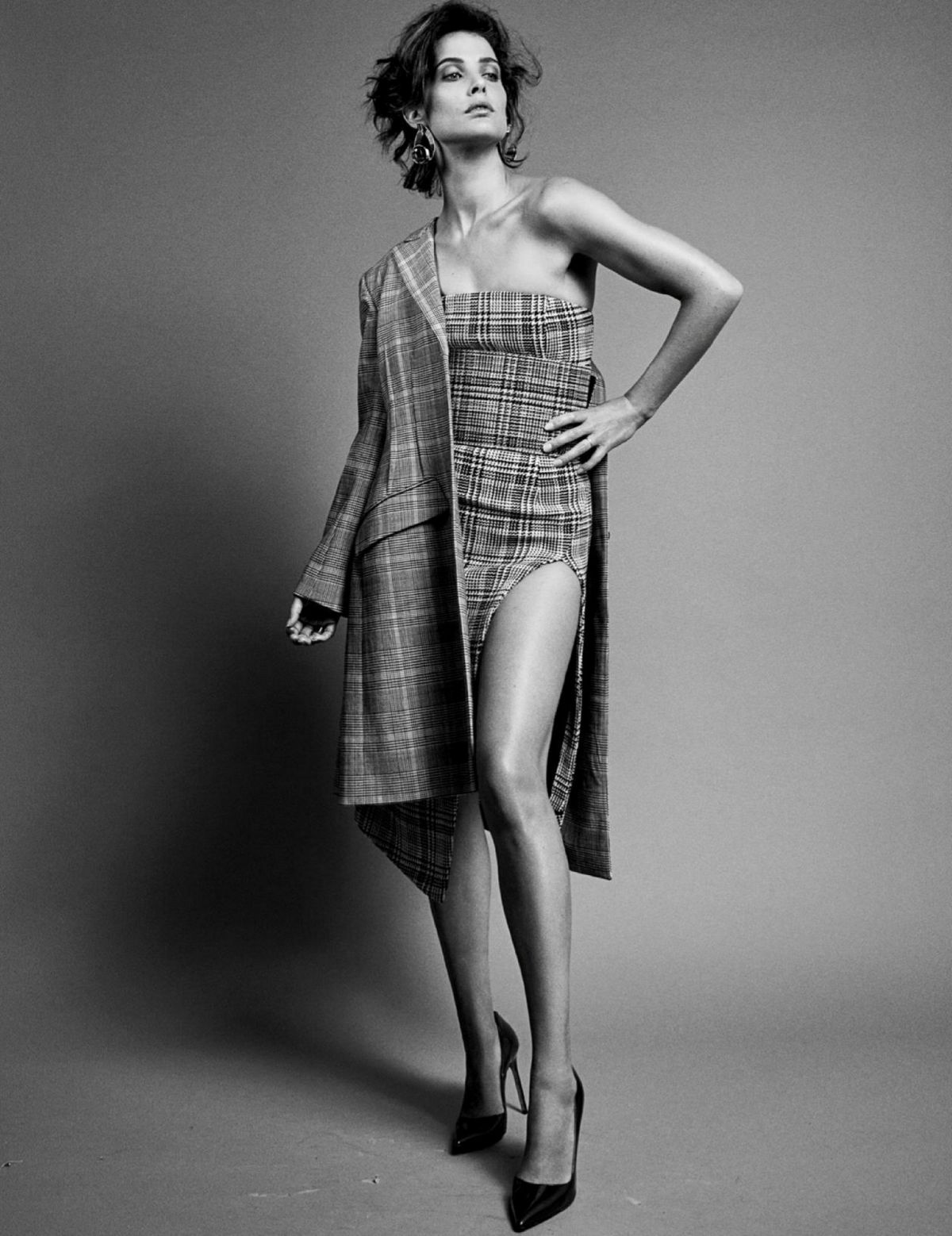 Cobie Smulders Black and White Photoshoot in Emmy Magazine May 2020