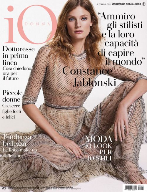 Constance Jablonski in Io Donna Del Corriere Della Sera, June 2020 2