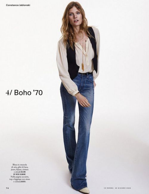 Constance Jablonski in Io Donna Del Corriere Della Sera, June 2020 8