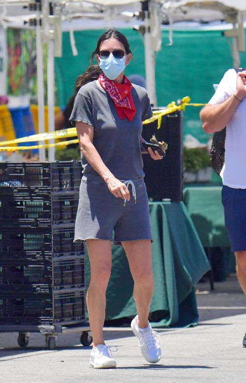 Courteney Cox and Johnny McDaid at Farmer