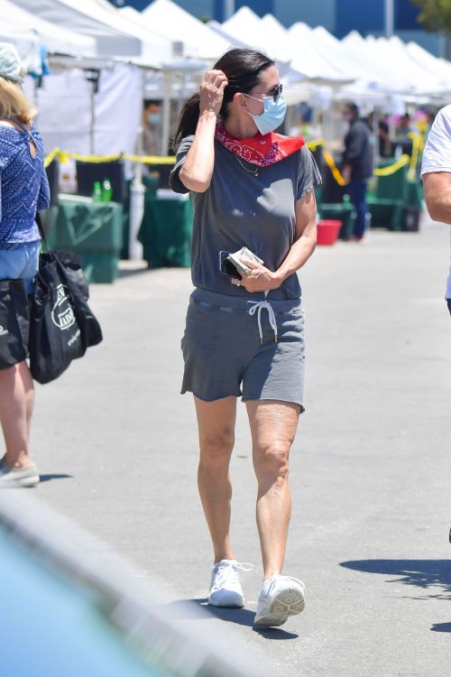 Courteney Cox and Johnny McDaid at Farmer