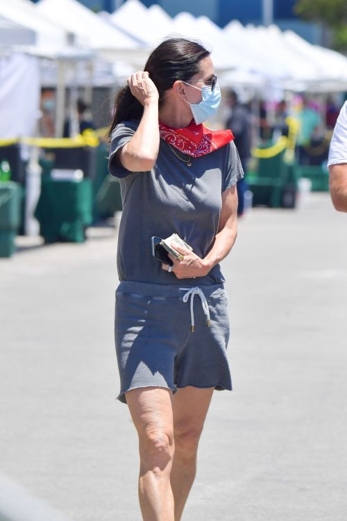 Courteney Cox and Johnny McDaid at Farmer