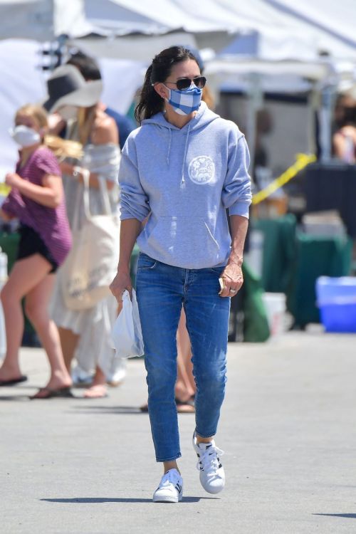 Courteney Cox Shopping at Farmer