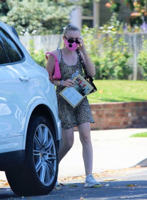 Dakota Fanning Out Shopping in Los Angeles 2020/06/19