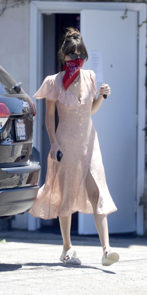 Dakota Johnson Wearing Bandana Mask Out in Los Angeles 2020/06/11 6