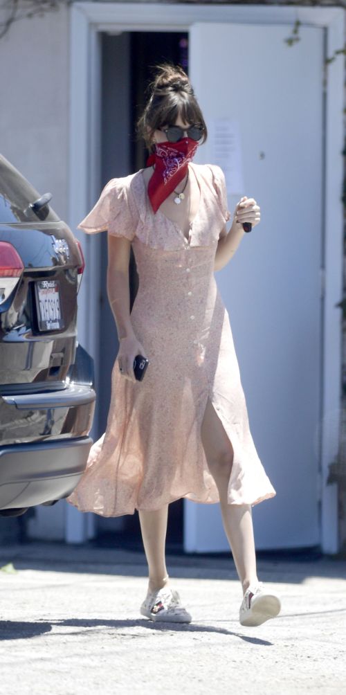 Dakota Johnson Wearing Bandana Mask Out in Los Angeles 2020/06/11 7